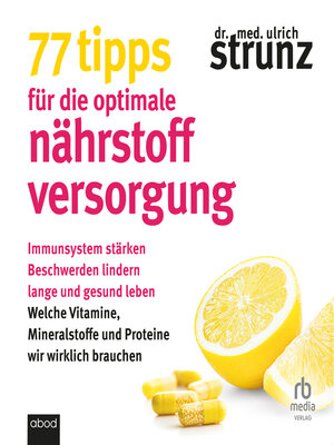 cover image of 77 Tipps für die optimale Nährstoffversorgung